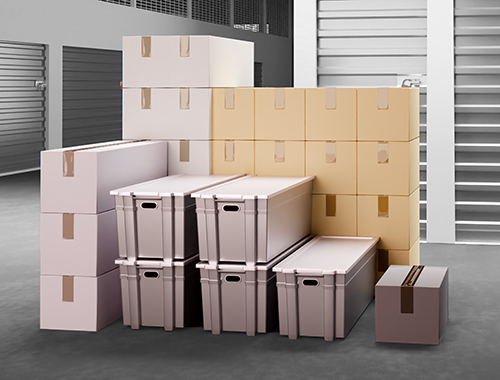 Various types of boxes