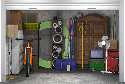 Organized self storage unit