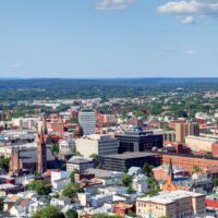 Skyline view of Paterson